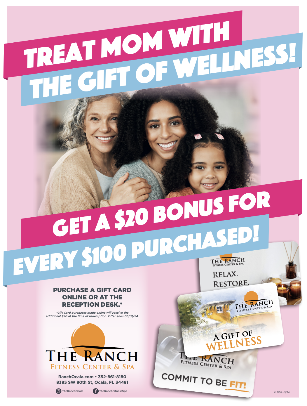 The Ranch Mother's Day Gift card promo!